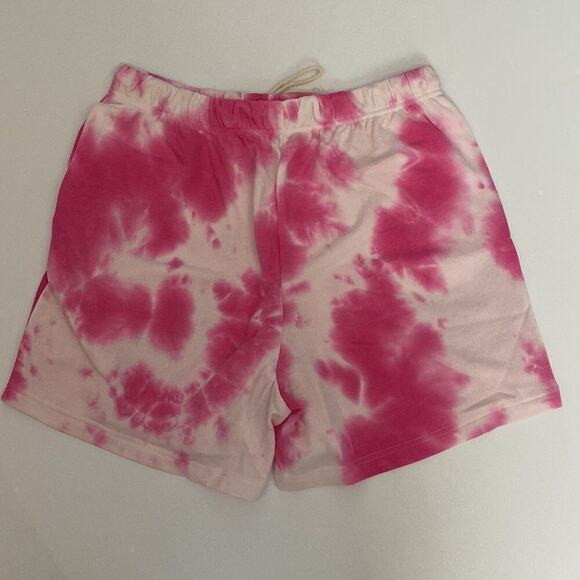 MELLODAY  Size XL Allover Tie Dye Women’s Print Shorts Size 1X Hot Pink - Picture 5 of 15
